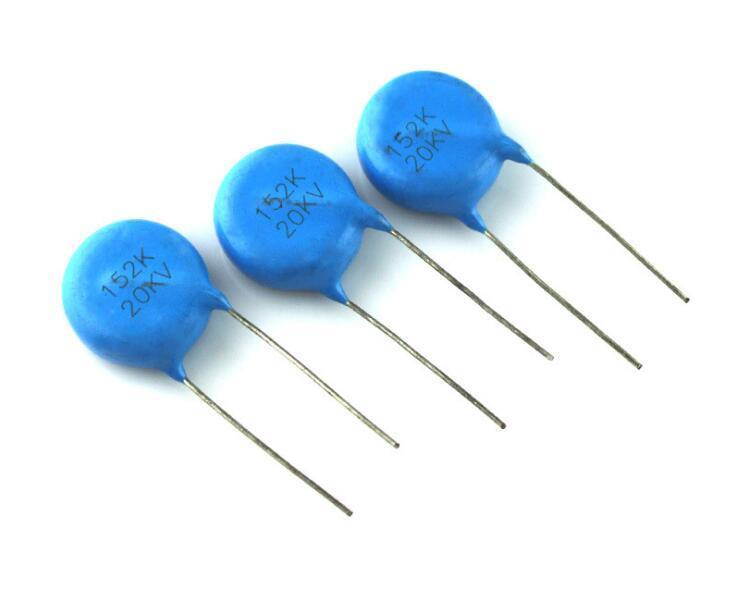 100pcs Ceramic Disc Capacitor  20000V 20KV 152 1500pF 1.5nF High Voltage