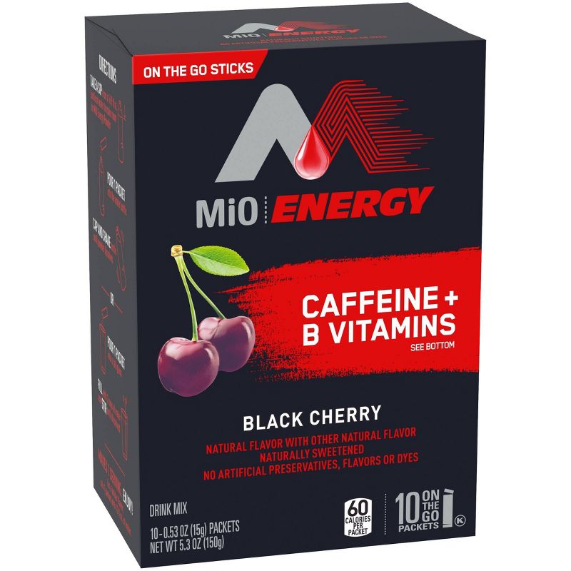 MiO Energy Black Cherry Drink Mix - 10pk/0.53oz Packets