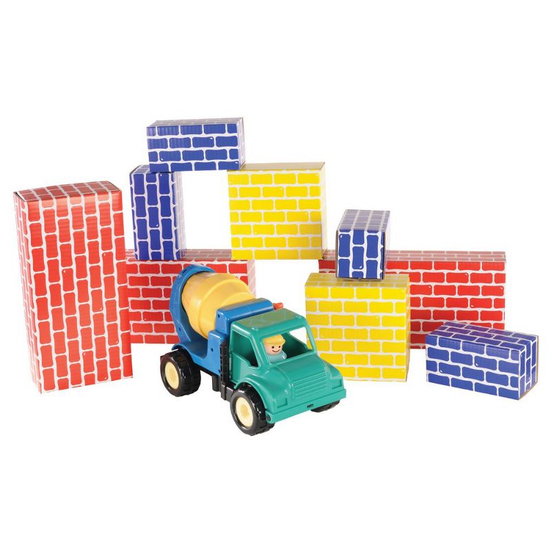 Edushape Ltd Cardboard Brick Block Large Building Set  - 44 pieces