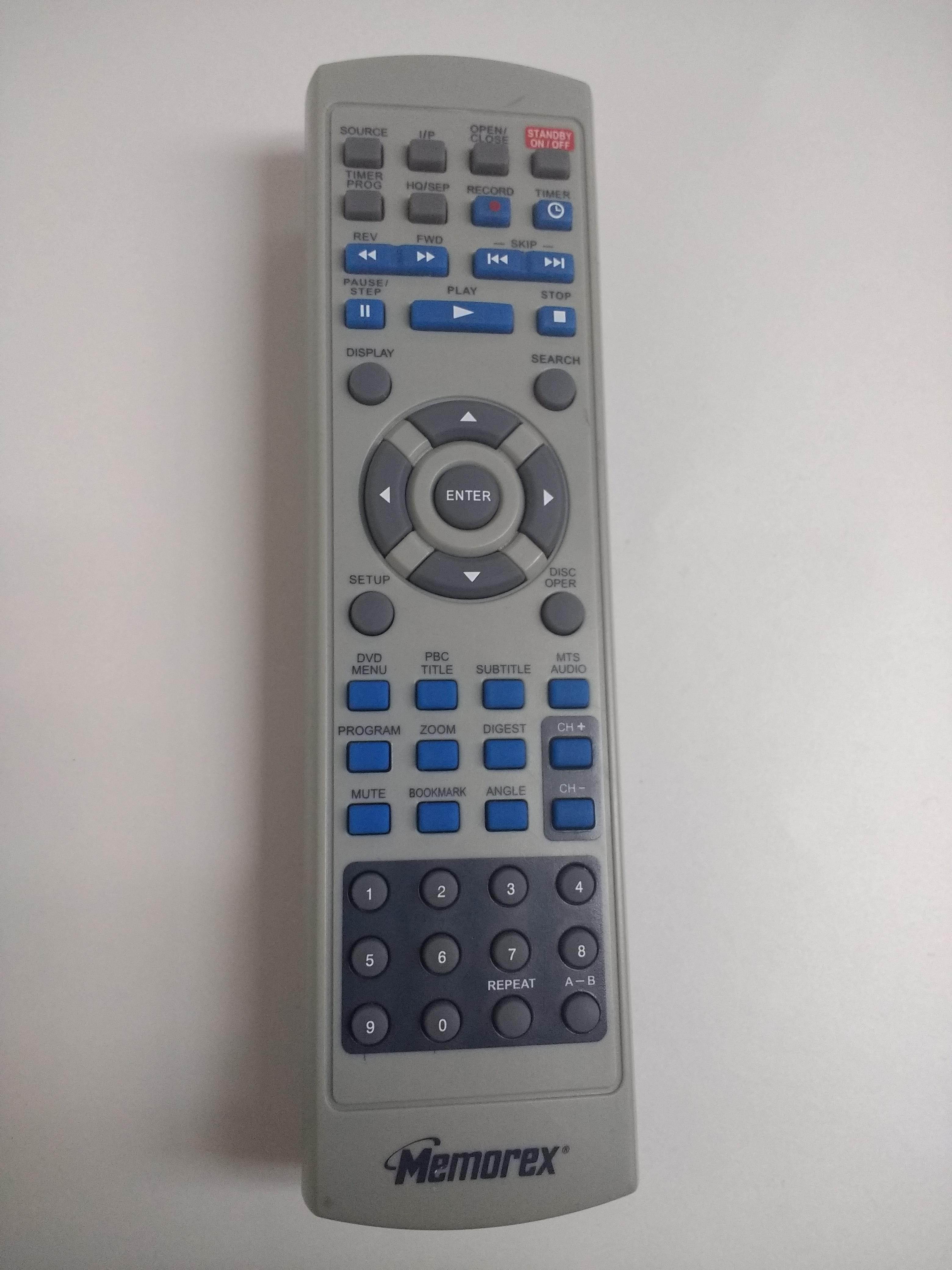 Original Memorex HS-M449PB-GY-320 Remote Control