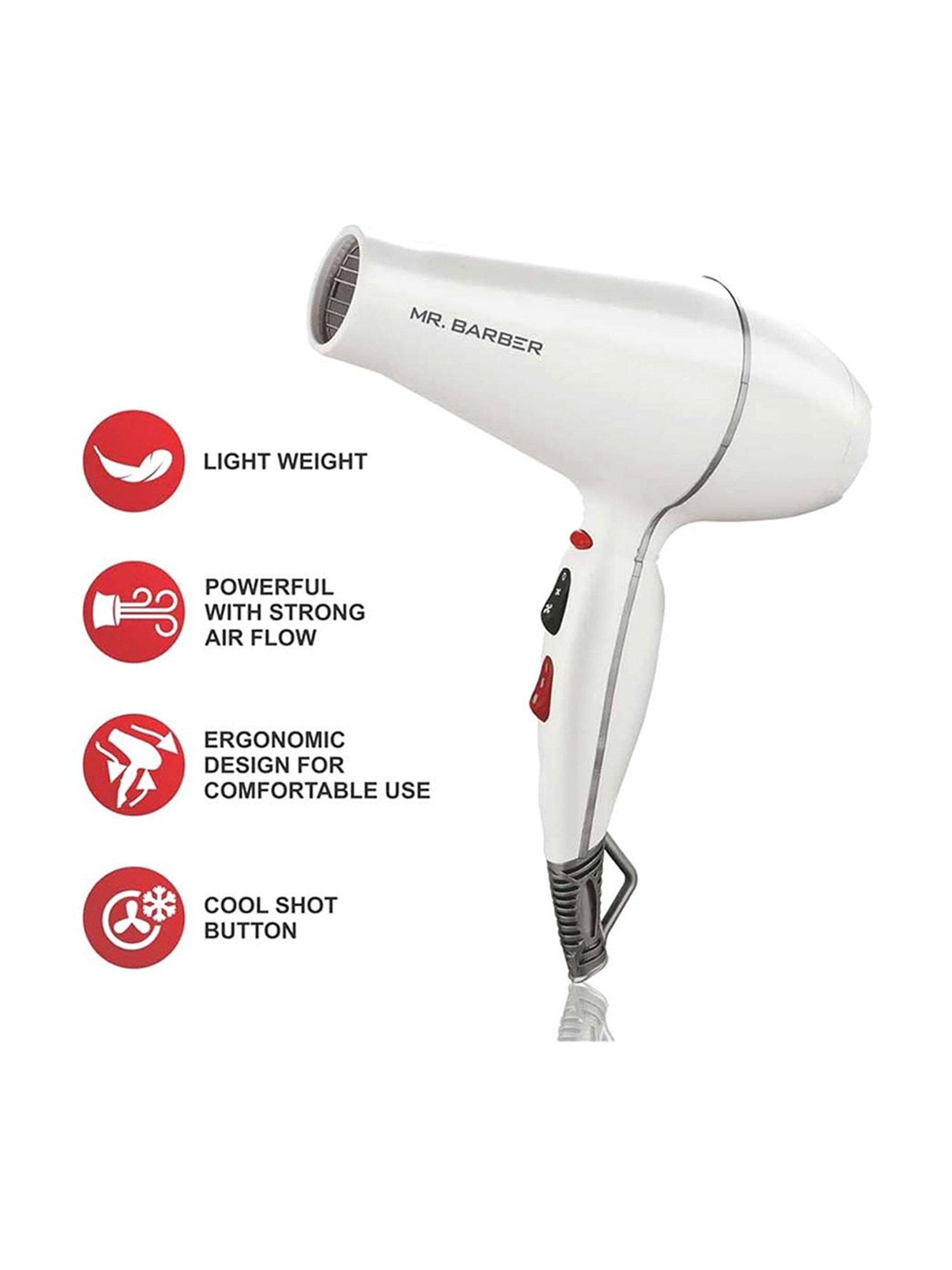Nova Nv-1290 1000W Professional Hair Dryer