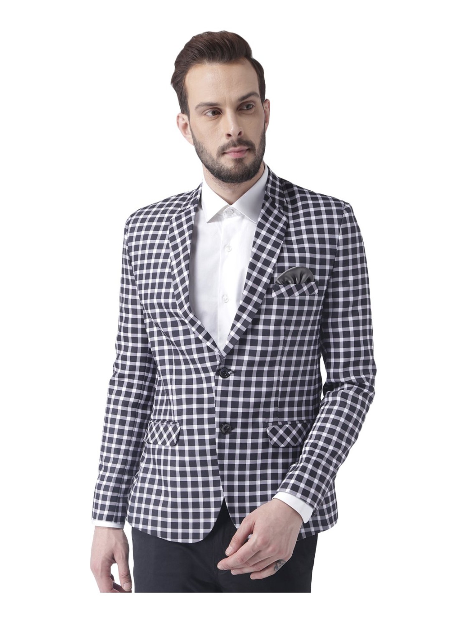 Hang Up Multicolor Regular Fit Checks Blazer