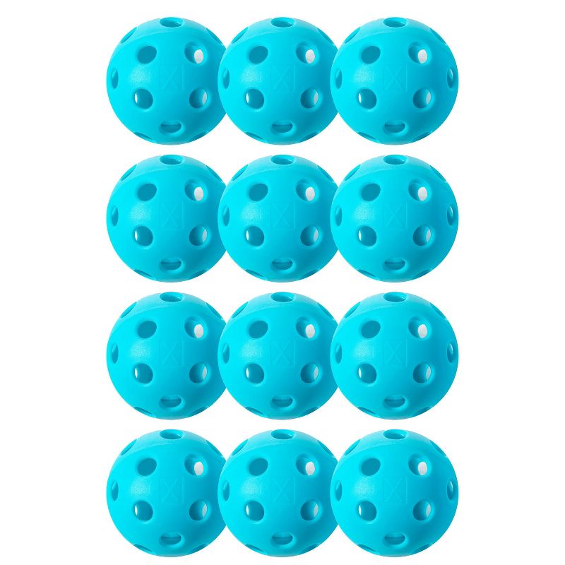 Franklin Sports 12pc X-26 Indoor Pickleballs - Blue