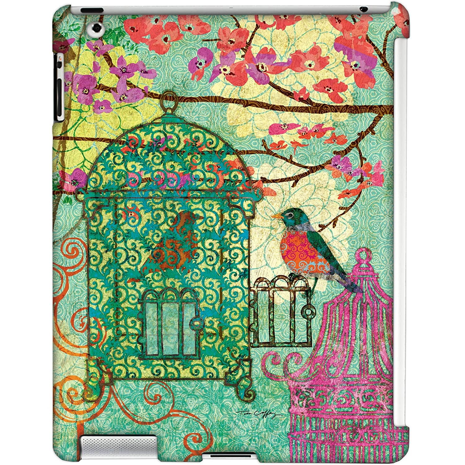 Lang Birdcage Snap on Case for Ipad 2-4G from Tim Coffey - Carrying Case - Packaging - Colorful