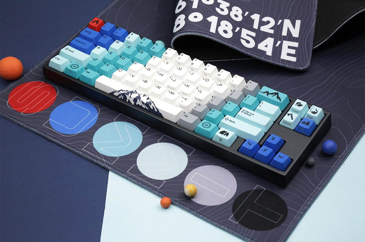 Varmilo Miya68Mac Summit Cherry MX Silent Red Switch Keyboard 68Keys USB Type-C Wired Keyboard PBT Keycaps