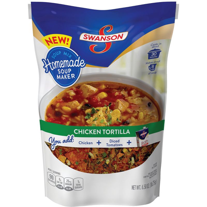Swanson Soup Starter Chicken Tortilla - 6oz