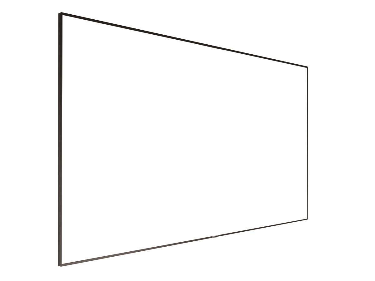 Monoprice 4K Fixed Frame Projection Screen Display - 120in, ISF, Ultra HD, 16:9, No Logo Ideal For Home theater, Business, Movies, Presentations