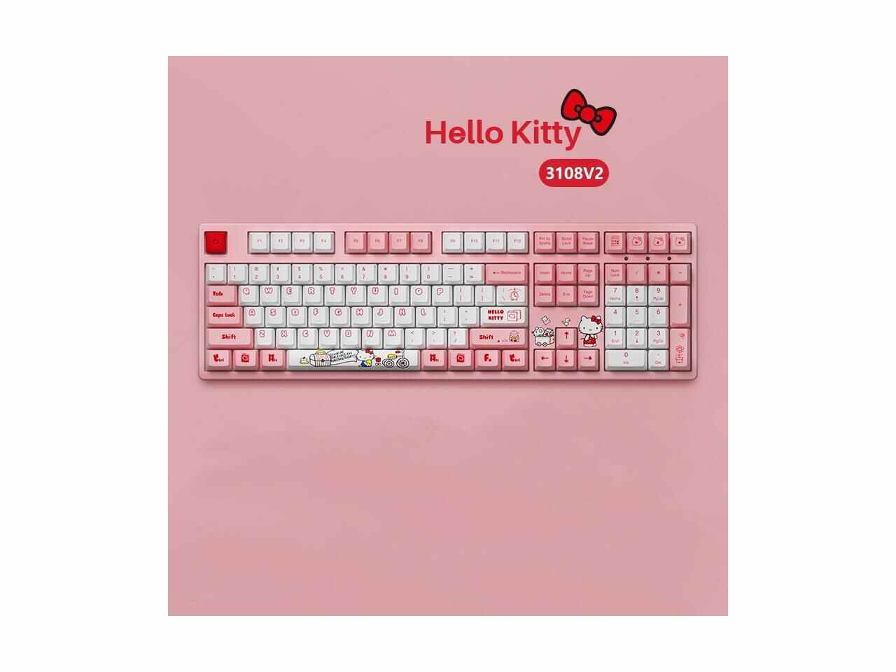 Glorious Modular Mechanical Gaming Keyboard (GMMK)- Barebone Edition (DIY Assembly Required) (Full Size, Black) + Glorious Black Aura Keycaps (Bundle)