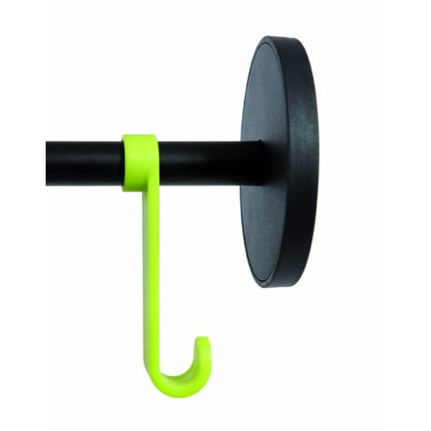 Alba Coat Stand with Umbrella Holder, 70-Inch Height, 8 Knobs, Black (PMSTAN3N)