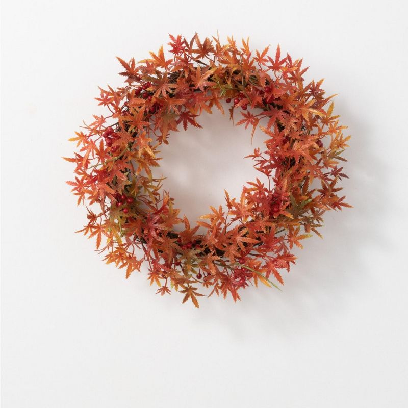 Northlight Frosted Pine Cone and Foliage Artificial Christmas Twig Wreath - 15 Inch, Unlit