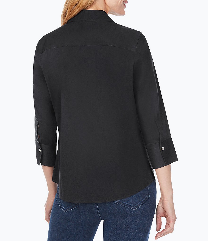 Karyn Seo Hazel Lattice Lace Linen Top