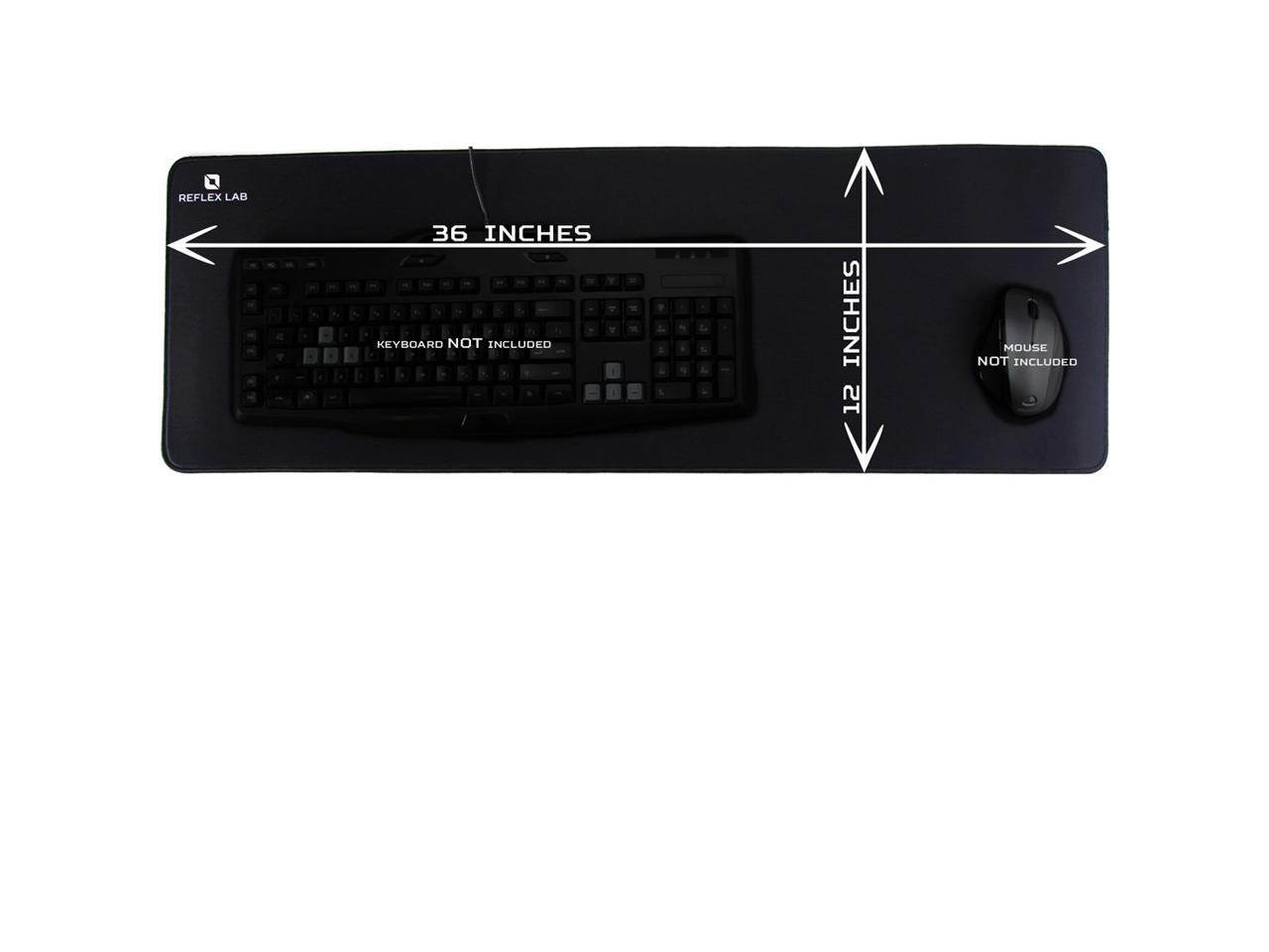 Large Extended Gaming Mouse Pad Mat XXL, Stitched Edges, Waterproof, Ultra Thick 5mm, Wide & Long Mousepad 36&rdquo;x12&rdquo;x.20" fit your mouse, keyboard, and other desk item,Mouse pad mat