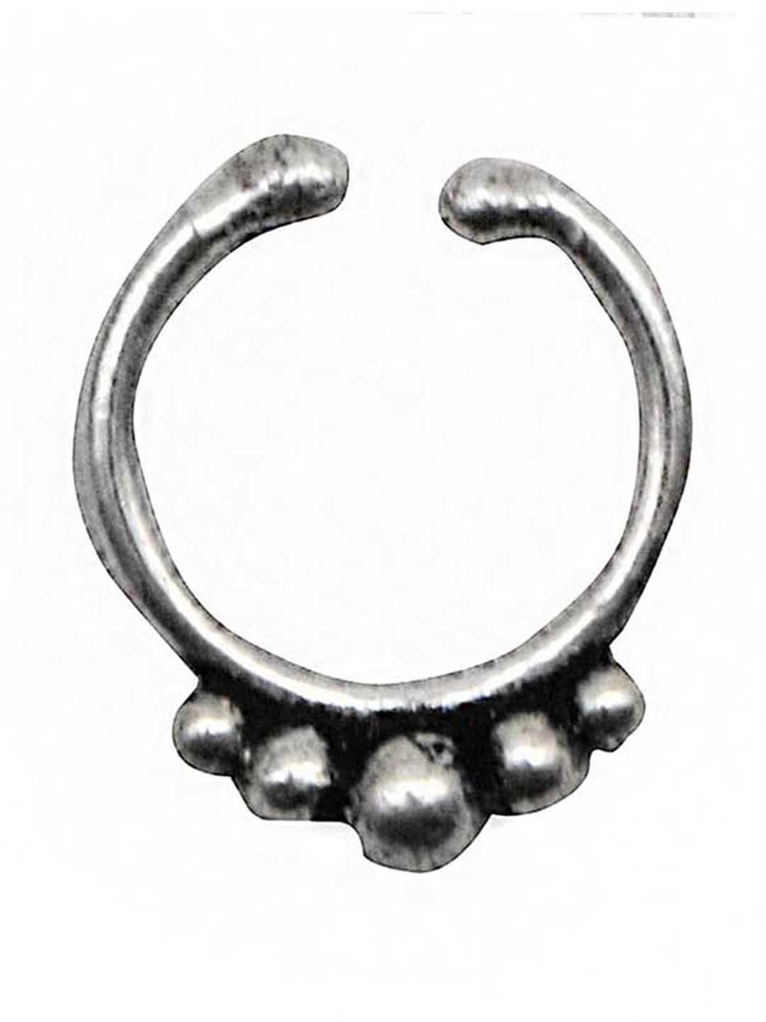 Teejh Dipti Silver Septum Ring