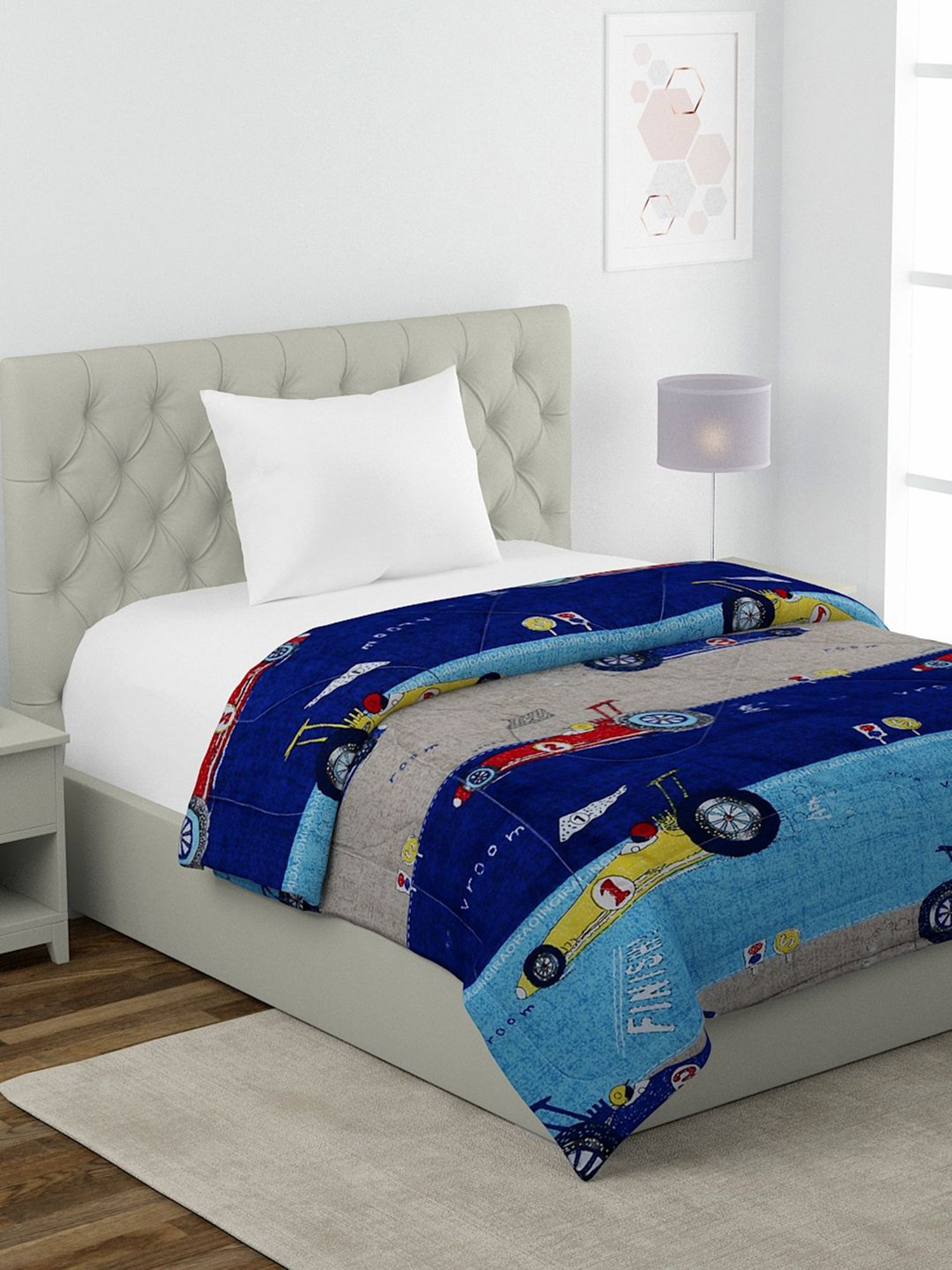 King 3pc Rhapsody Comforter Set Blue - Ayesha Curry