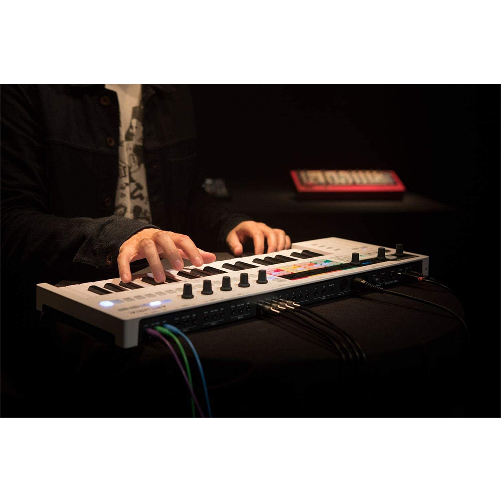 Arturia KeyStep Pro 37-key Keyboard Controller & Sequencer with Studio Monitor Headphones & Sustain Pedal Bundle