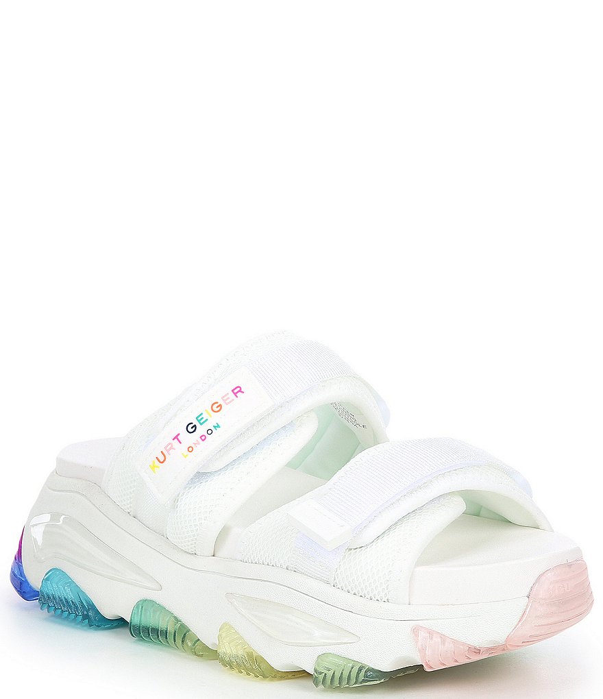 Kurt Geiger London Lettie Rainbow Outsole Detail Slides