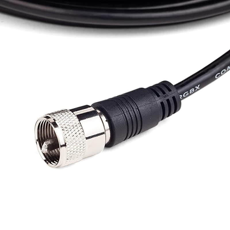 Coax Cable Connector Coaxial Cable Connector Antenna Cable RG8X Coax Connector Coaxial Cable 50 Ft RG8X Coaxial Cable UHF Antenna Cable Male To Male Cable 152 M  205750