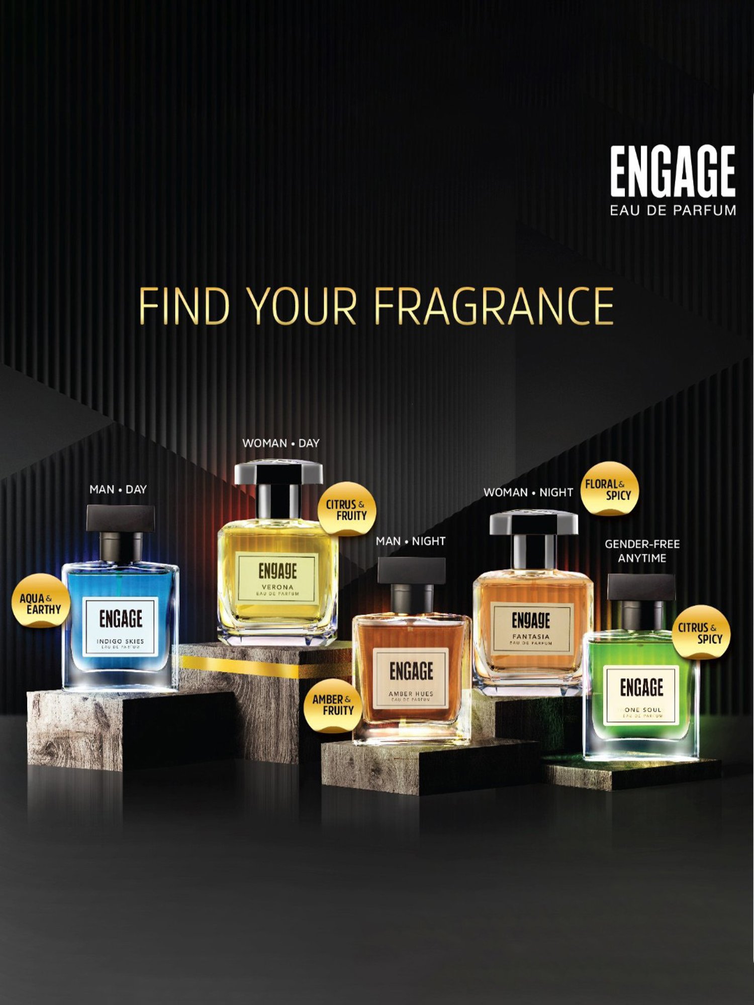 Engage Verona Eau de Parfum for Women with Tester - 100 ml