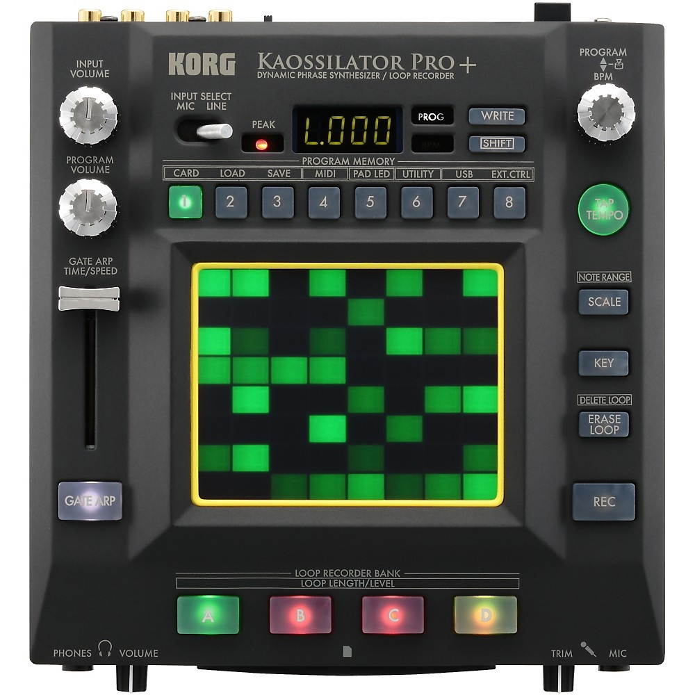 Korg Kaossilator Pro+ Dynamic Phrase Synthesizer/Loop Recorder