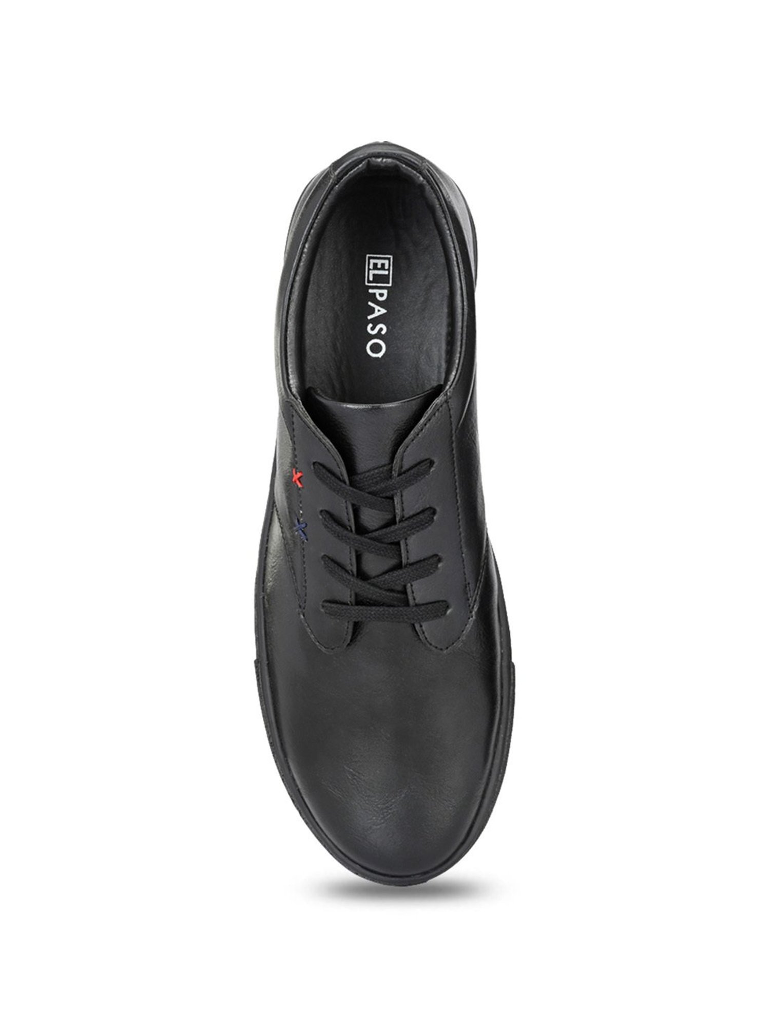 El Paso Men's Black Casual Sneakers