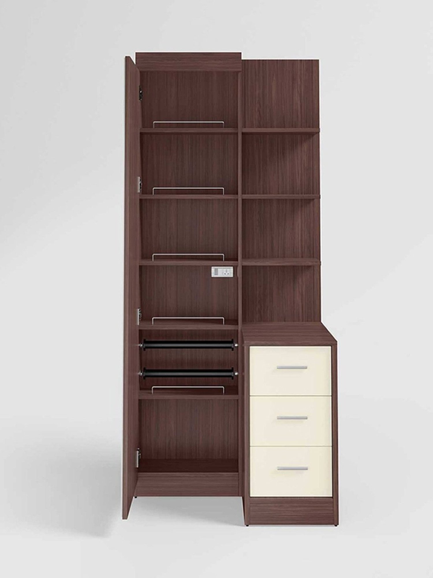 Godrej Interio Aero Valigny Oak Engineered Wood Standerd Dressing Table