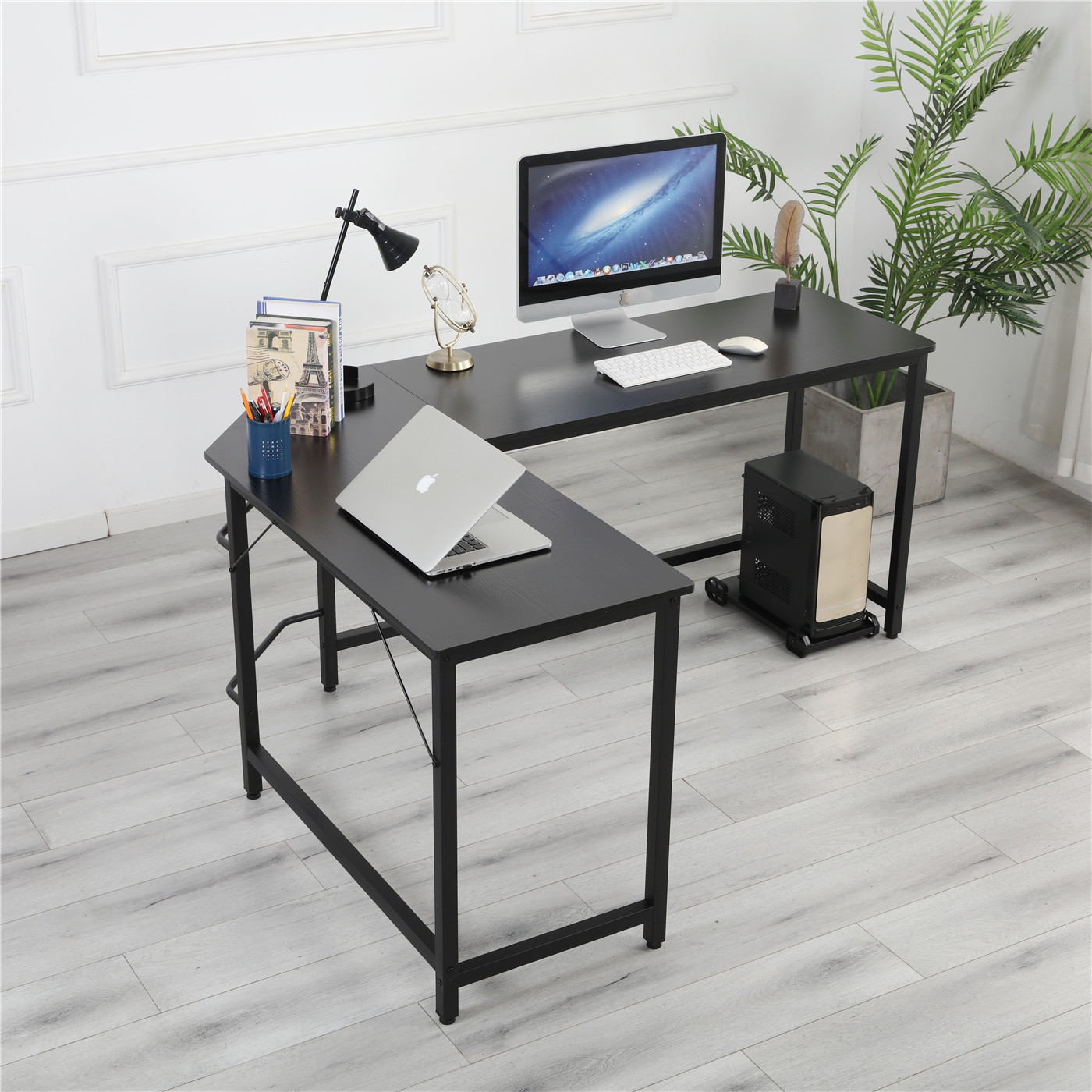 compute desk ,metal frame ,suit for home office