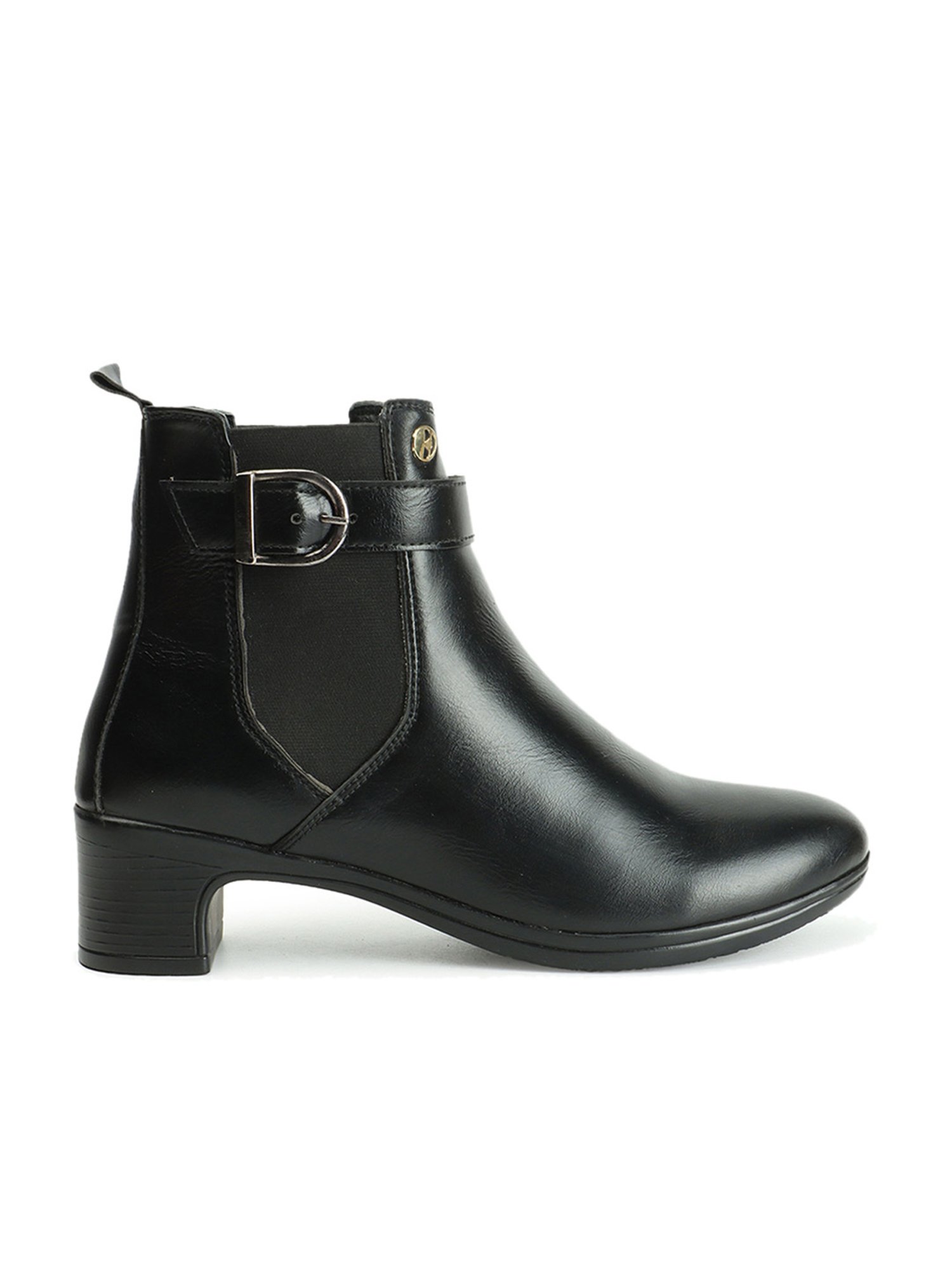 Elle Women's Black Chelsea Boots