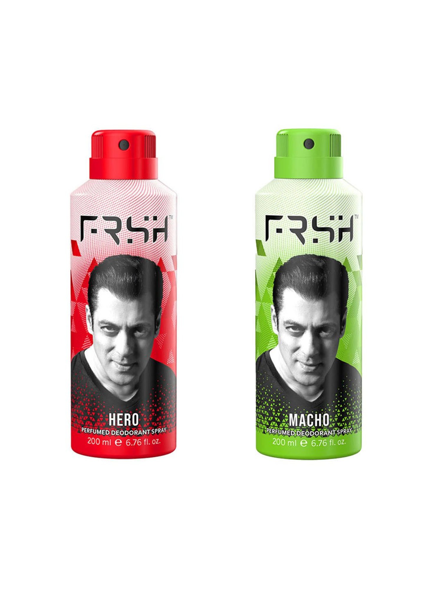 FRSH Dedorant Body Spray Hero & Macho - Pack of 2