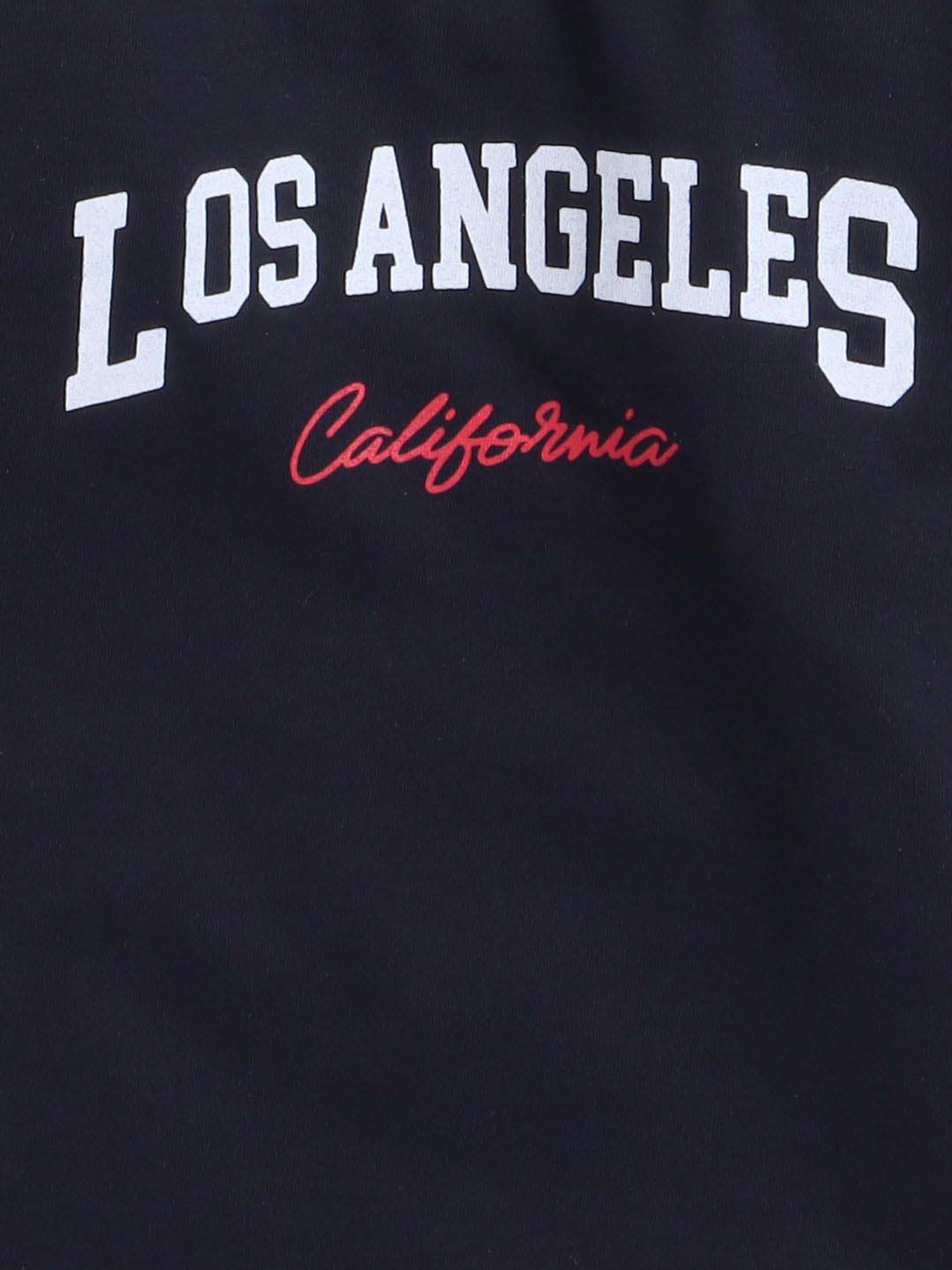 Fourfolds Unisex Navyblue Printed T-Shirt