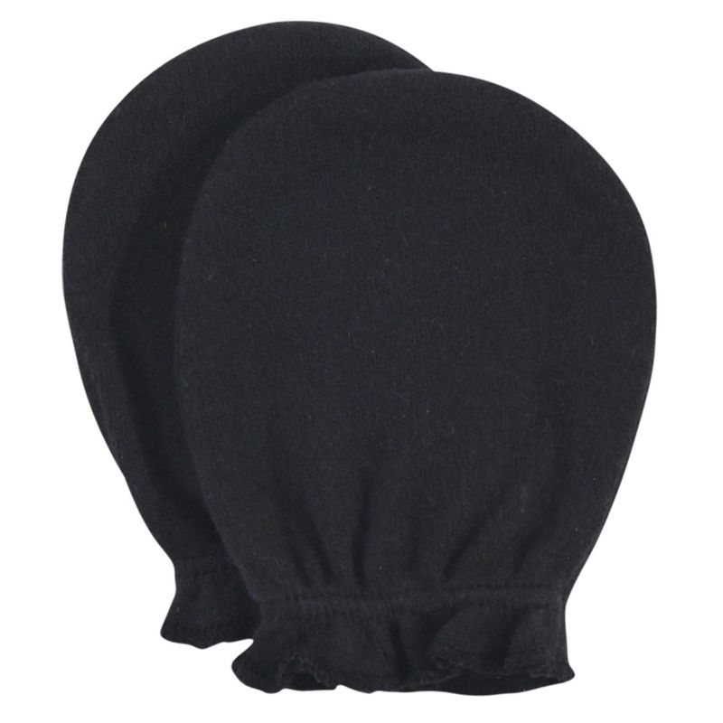 Luvable Friends Baby Cotton Scratch Mittens 4pk, Owl, One Size