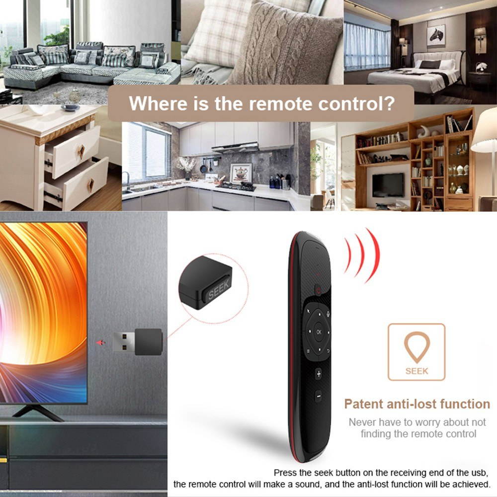 Wechip W2 2.4G Air Mouse Wireless Keyboard with Touchpad Mouse Infrared Remote Control for Android TV BOX PC Projector