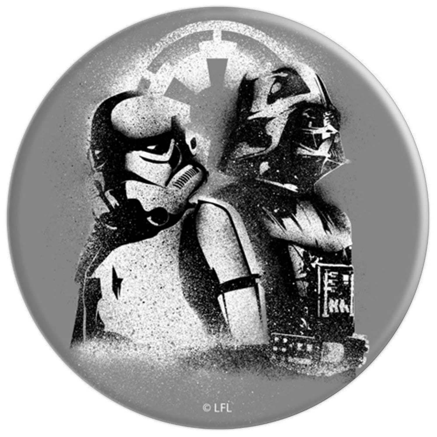 Star Wars Darth Vader Stormtrooper Empire Logo PopSockets Grip and Stand for Phones and Tablets
