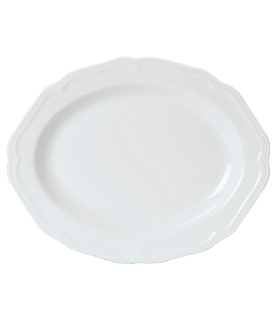 Mikasa Antique White Porcelain Oval Platter