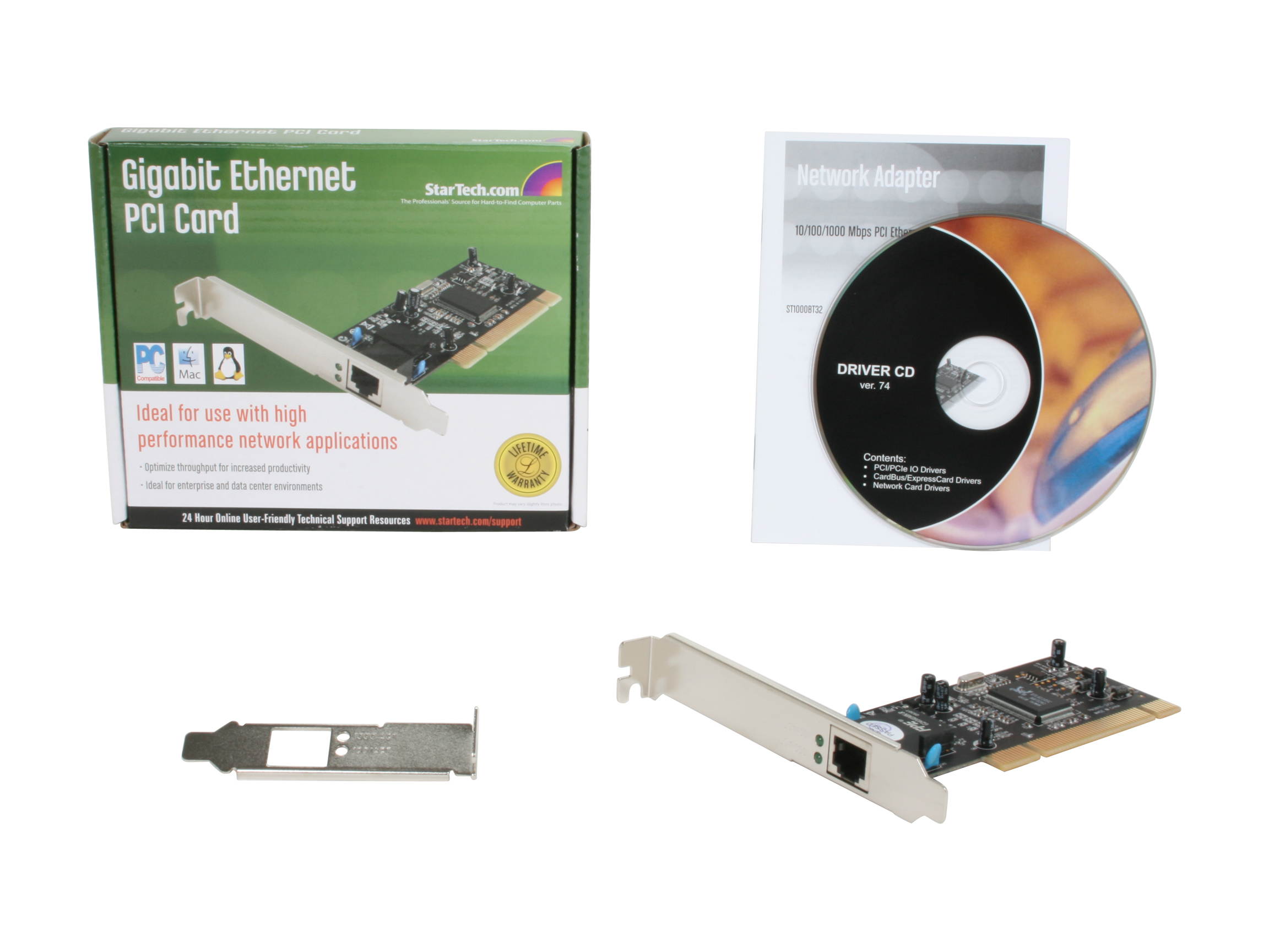 Digium 1TE435BF Four (4) Span Digital T1/E1/J1/Pri PCI-Express X1 Card