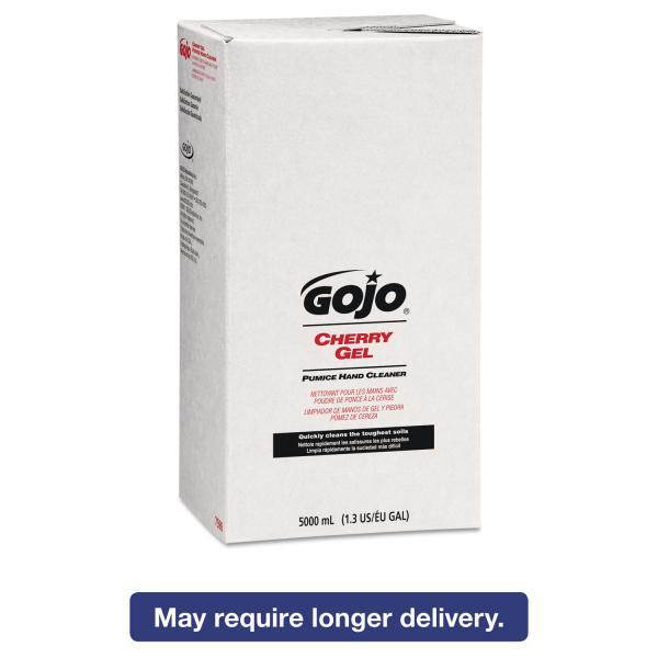 Cherry Gel Pumice Hand Cleaner, Cherry Scent, 5,000 ml Refill, 2/Carton 7590-02