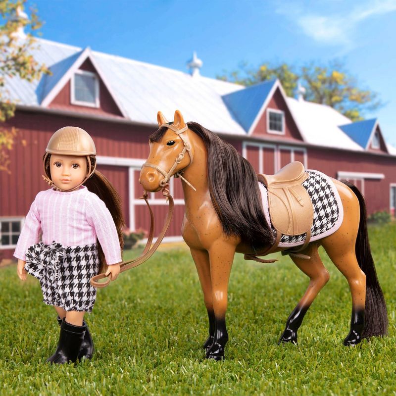 Lori Doll with Horse Celia & Cinnamon