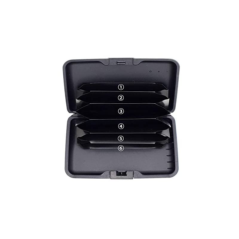 Cards Holder Name Card Organizer Metal ID Case Mini Beatiful painting RFID Aluminum Travel Wallet for Men Women