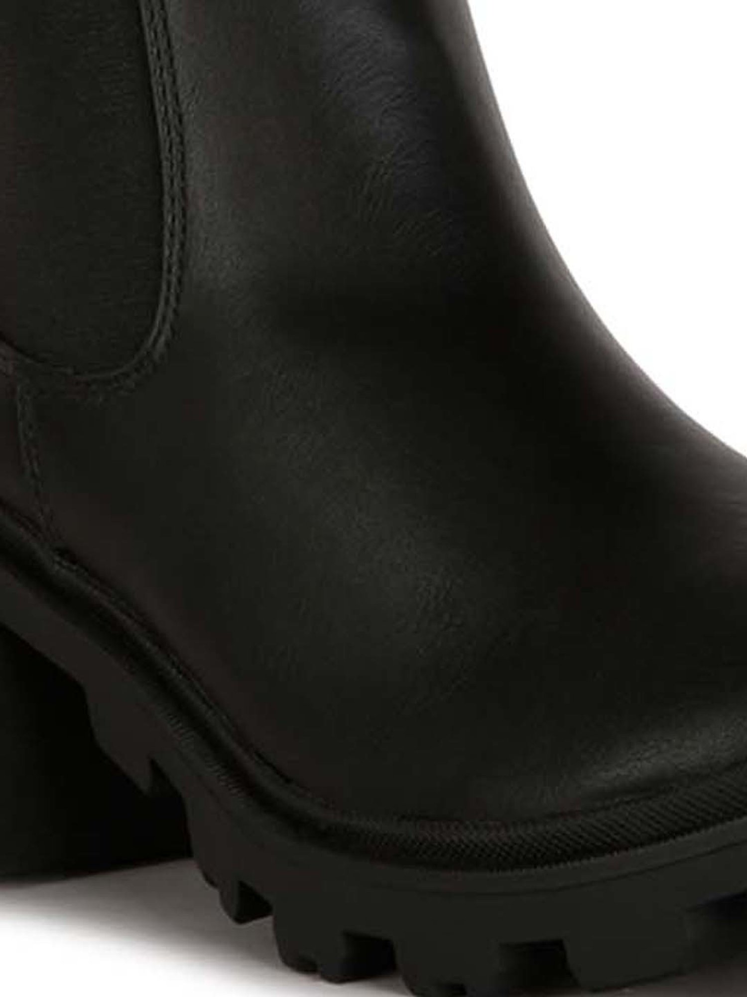 London Rag Women's Black Chelsea Boots