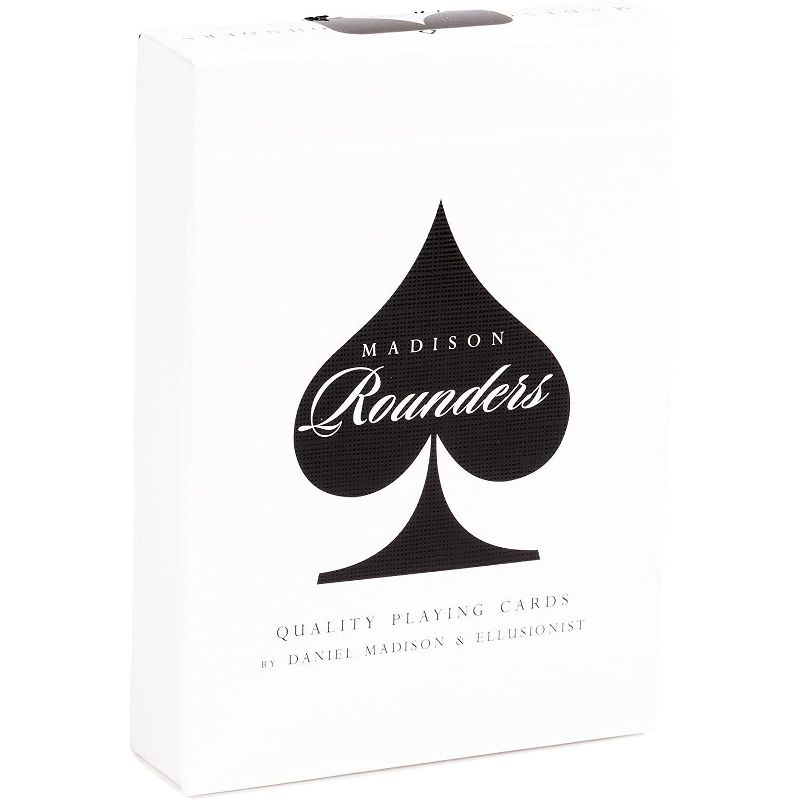 Ellusionist Madison Rounders Playing Cards Deck, Black