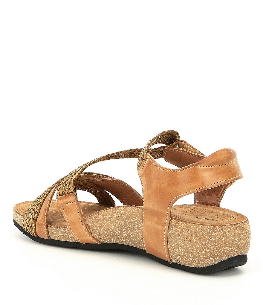 Taos Footwear Trulie Woven Leather Sandals