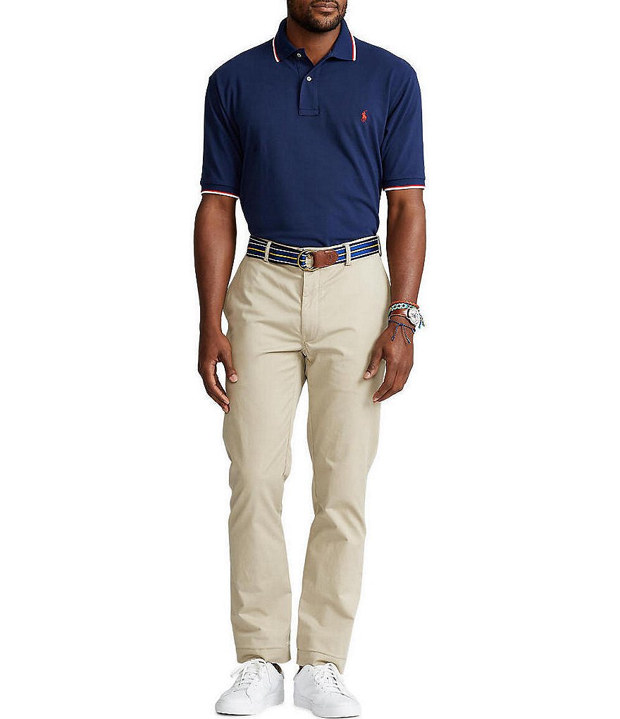 Polo Ralph Lauren Big & Tall Tipped Mesh Short-Sleeve Polo Shirt