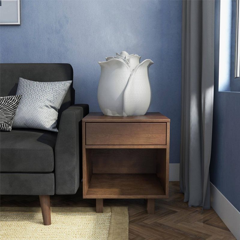 8" LED Solar Portable Outdoor Lantern with Flame - Techko Kobot