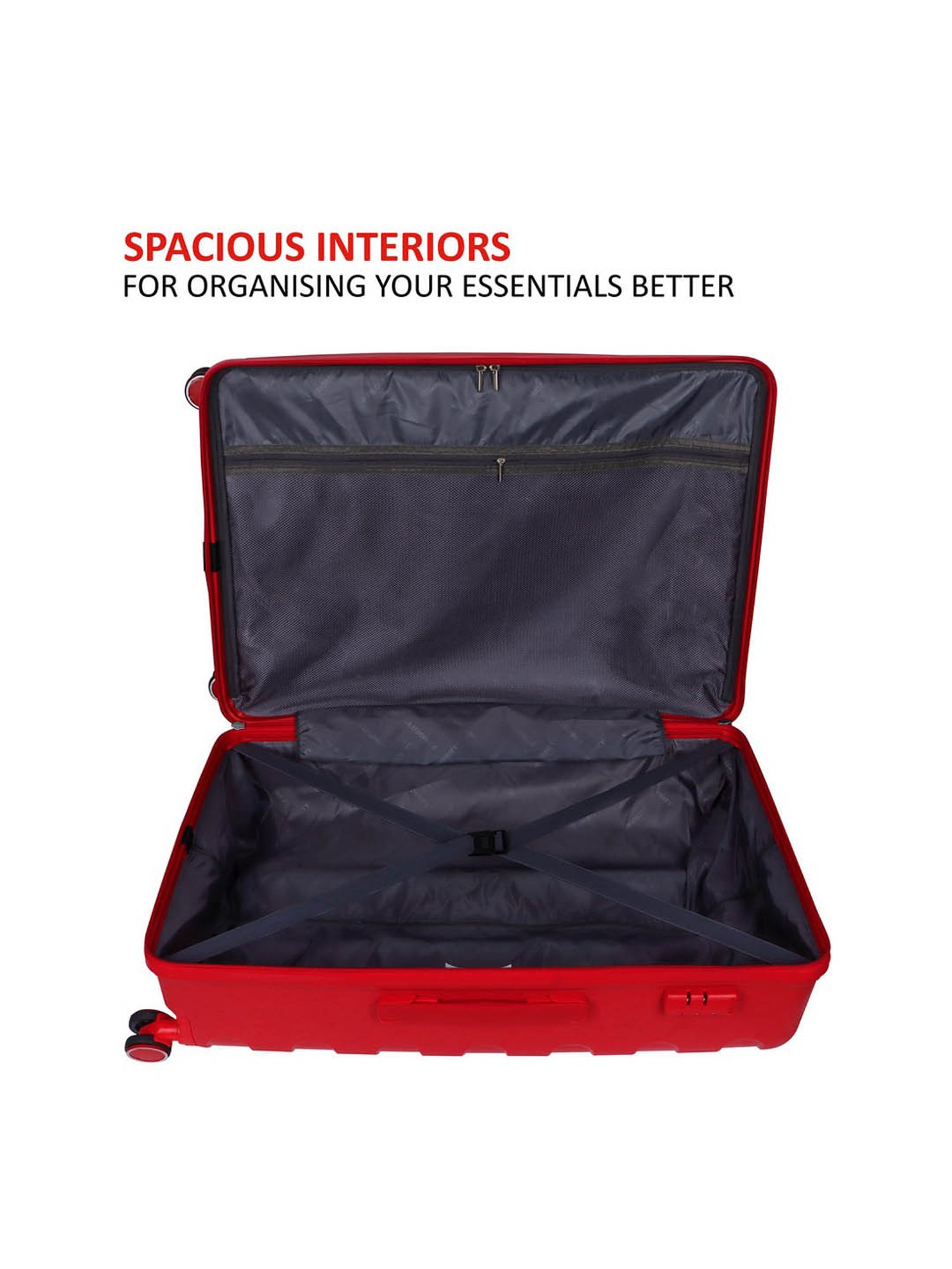 Perquisite Y2K Luxe Range Black Hard 20" Cabin Luggage