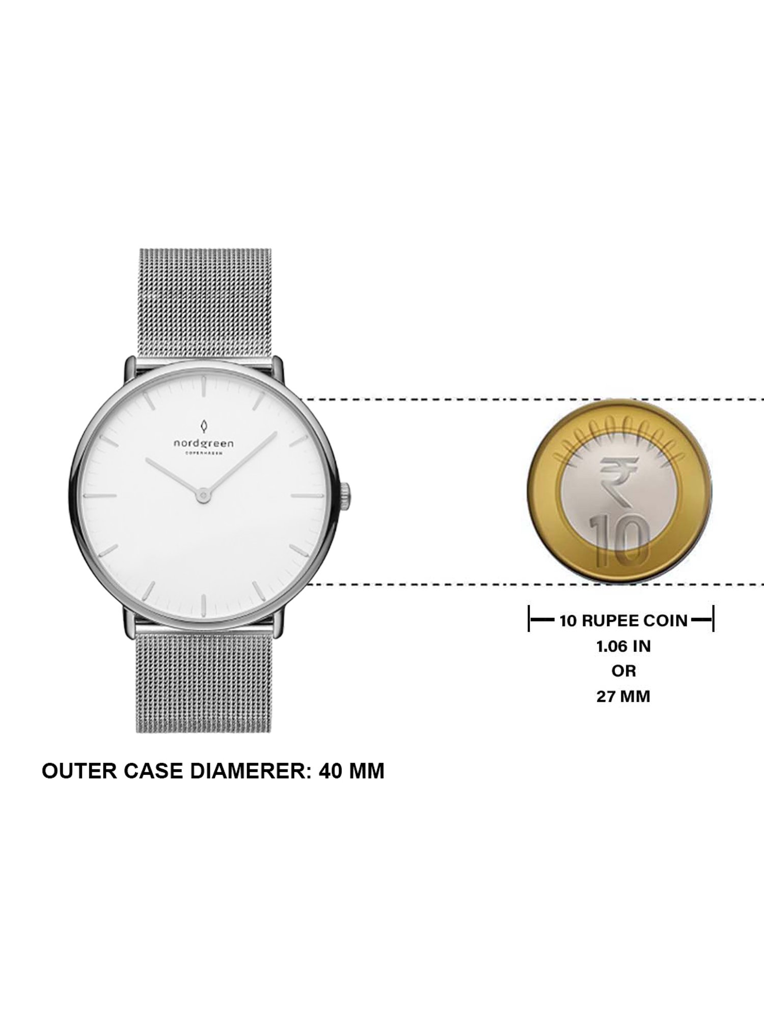 NORDGREEN NR40SIMESIXX Native Analog Watch For Men