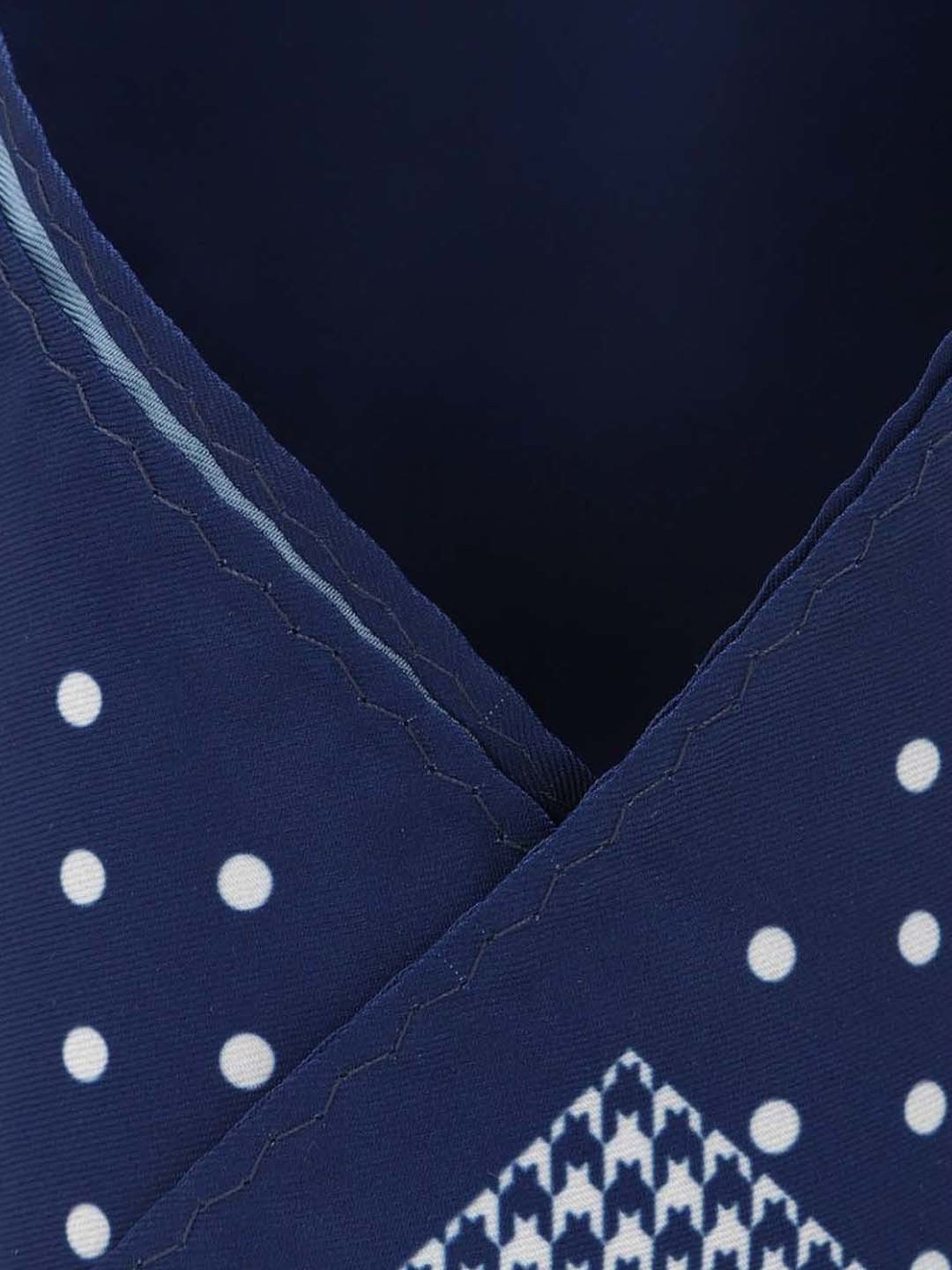 Van Heusen Green Printed Pocket Square