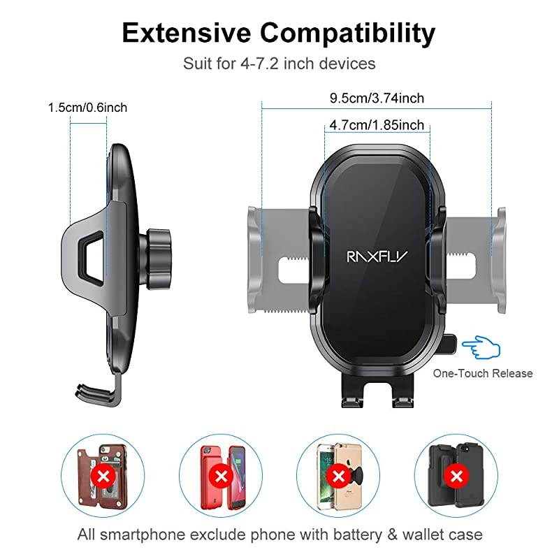 CD Slot Car Phone Mount  Universal 360&deg; Rotation CD Player Car Phone Holder Mount One Button Installation Release Compatible with Smartphone Samsung Galaxy Note 10 9 S10 S9 Plus iPhone 11 X XR