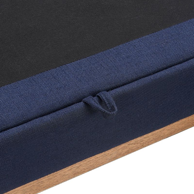 Ali Upholstered Loveseat Dark Shadow Blue - HOMES: Inside + Out