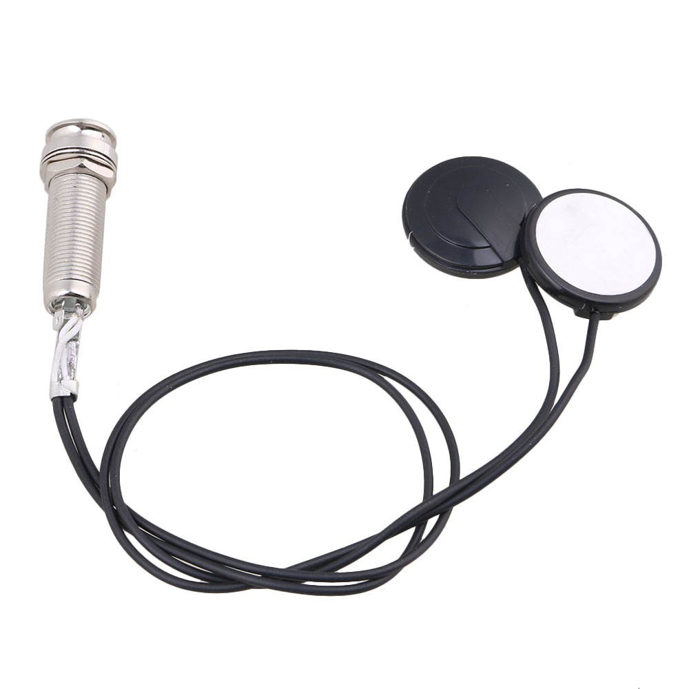 BQLZR High Ohmic Mandolin Internal Mounted Dual Sensor Pickup Pack of 20 Black