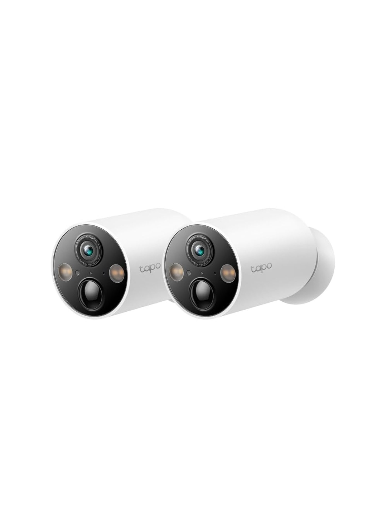 TP-Link Tapo C425 Wire-Free Indoor & Outdoor 2K QHD 4MP Smart Security Camera Pack of 2 - (White)