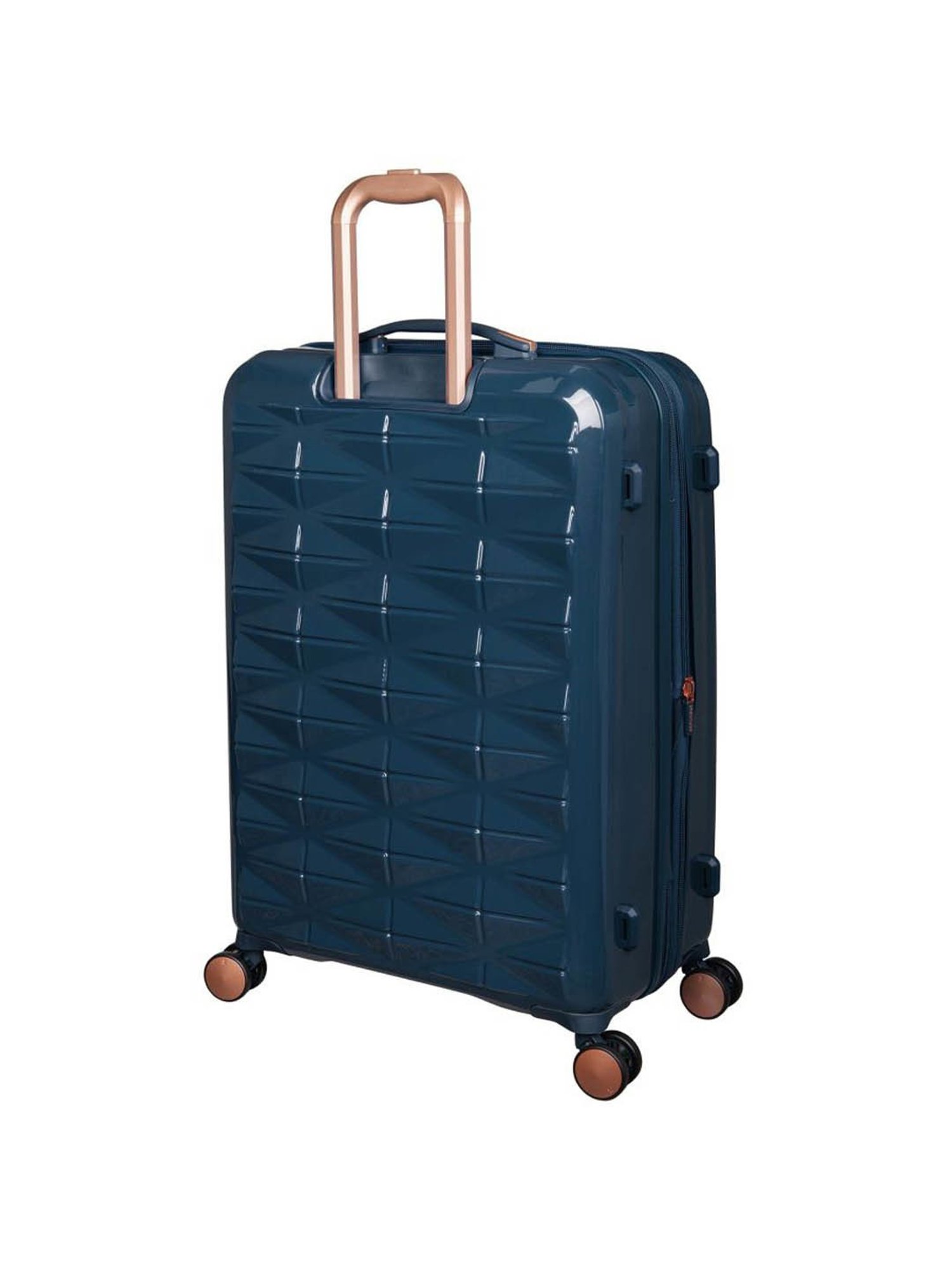 it luggage Certify Blue Combo-28 & 20 inches Expandable Hardsided Luggage Trolley with TSA Lock